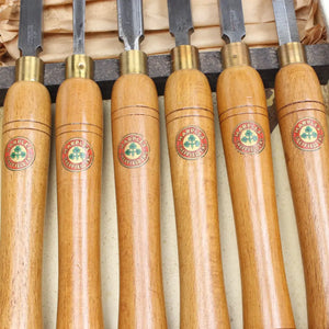 SOLD - Old Wm Marples Woodturning Tools Set - UK ONLY chisels