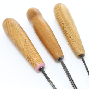 3 Addis Woodcarving Tools – Ash - OldTools.co.uk