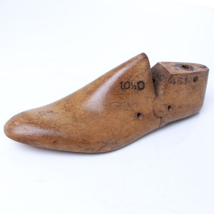 Clog Makers Wooden Shoe Last (Light Wood) - OldTools.co.uk