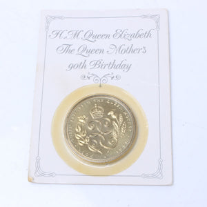 Queen Mother 90th Birthday £5 Coin - OldTools.co.uk