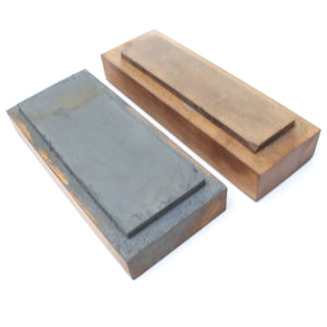 2x Boxed Sharpening Stones - Medium-Fine (Beech, Pine)