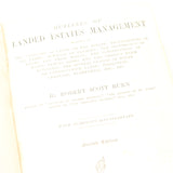 Old Outlines Of Landed Estates Management Book