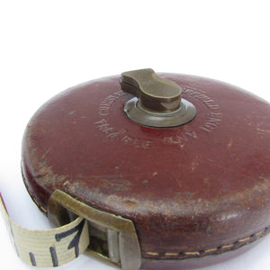 Chesterman 'Treble' Leather Tape Measure No. 1535 - 50ft