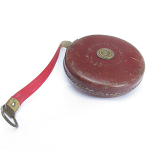 Chesterman 'Treble' Leather Tape Measure No. 1535 - 50ft