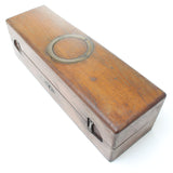 SOLD - Old Quality Heavy Wooden Box (Teak)
