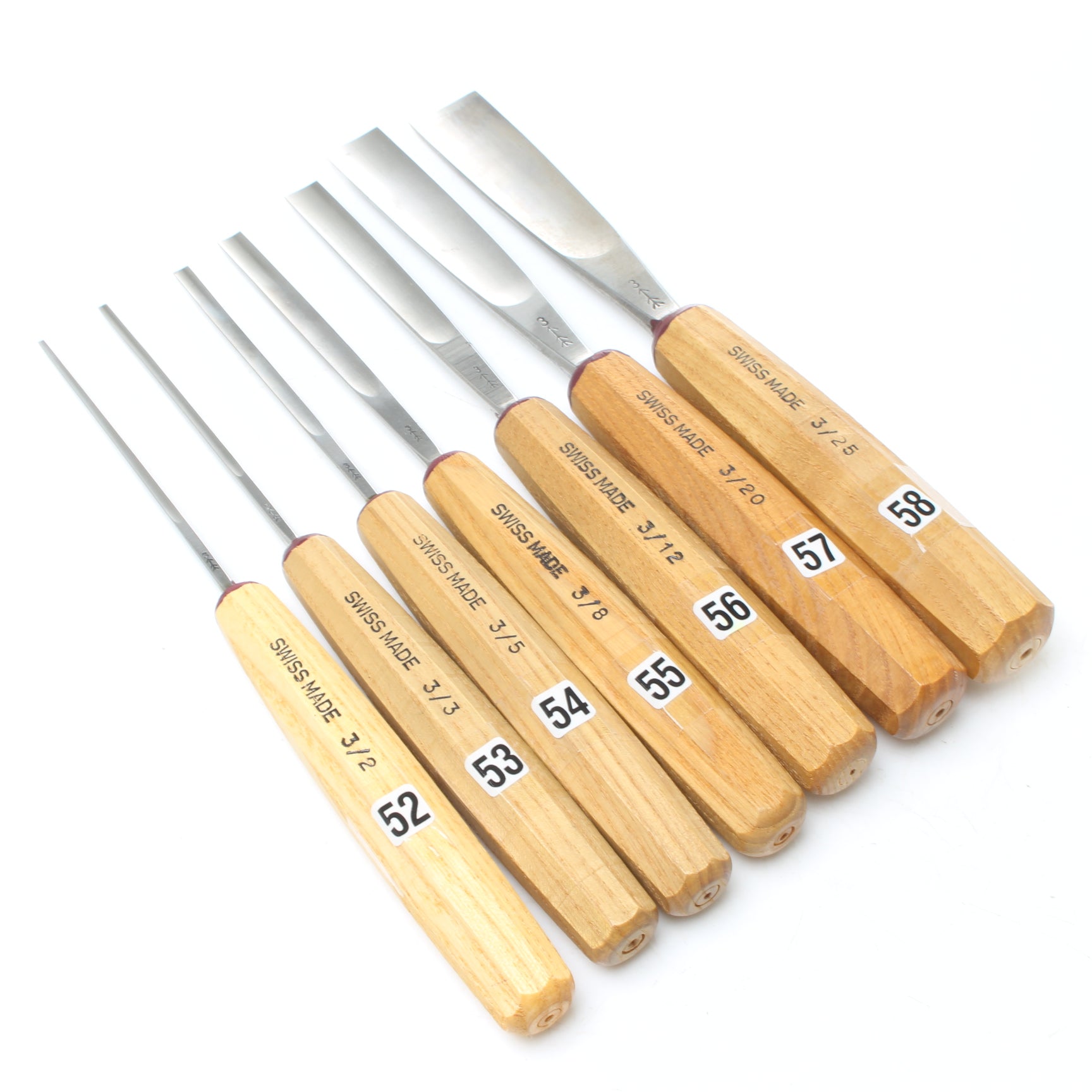 SOLD - 7x Pfeil Wood Carving Gouges - Series 3 (Ash) – OldTools.co.uk