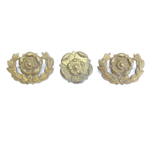 3x Rose Military Badges