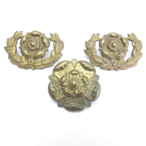 3x Rose Military Badges