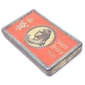 SOLD - Old Queen Victoria 1900 Boer War Chocolate Gift Tin