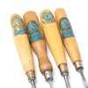 SOLD - 4x Old Sorby Chisels (Beech, Boxwood)