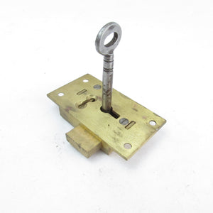 Brass Lock - 2 Lever - 64mm x 34mm