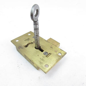 Brass Lock - 2 Lever - 64mm x 34mm
