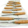 SOLD - 12x Wm Marples Carving Tools Set (Beech)