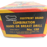 SOLD - Footprint Hand Drill No. 150