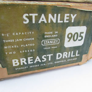 SOLD - Stanley Breast Drill No. 905