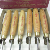 SOLD - 6-Piece Sorby Wood Carving Tool Set (Ash)
