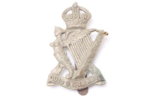 Quis Separabit Irish Rifles Cap Badge