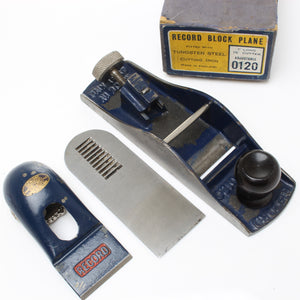 SOLD - Record Block Plane no. 0120 - ENGLAND, WALES, SCOTLAND ONLY
