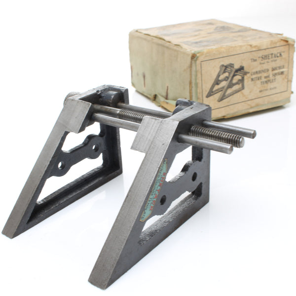 SOLD - Shetack Double Mitre and Square Templet – OldTools.co.uk