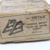 SOLD - Shetack Double Mitre and Square Templet
