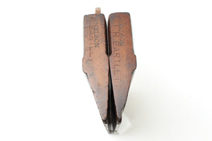 Old Nelson Wooden Side Rebate Planes Pair (Beech)