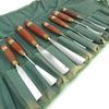 SOLD - 8x Ashley Iles Wood Carving Set (Bubinga)