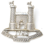SOLD - Loyal Suffolk Hussars Cap Badge