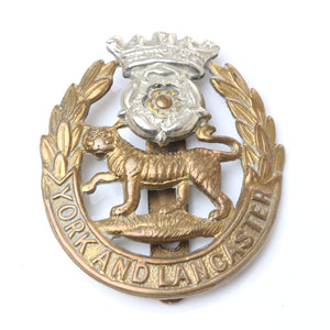SOLD - Old York and Lancaster Cap Badge