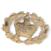 Large Crown Reath Cap Badge