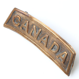 Two Old Canada Badges (Pair)