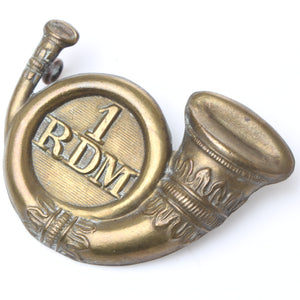 1st Royal Devon Military '1 RDM' Cap Badge