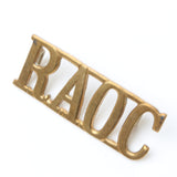 Old Military RAOC Badge