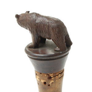 Black Forest Bear Wine Bottle Stopper