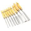 SOLD - 9x Old Marples Bevel Edge Chisels Set (Boxwood)