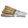 4x I&H Sorby Firmer Gouges +1 FREE Collectable (Boxwood, Ash)