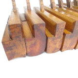 SOLD - Wm Marples Wooden Hollow and Rounds Planes - Half Set (Beech)