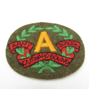 Old 'Army Outward Bound School' Patch Badge