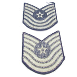 2x US Air Force Master Sergeant Patch Badges