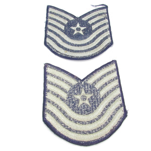2x US Air Force Master Sergeant Patch Badges