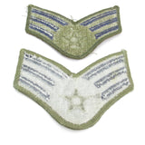 2x US Sergeant Patch Badges
