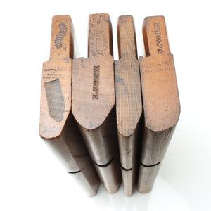 4x Routledge Wooden Round Planes (Beech)