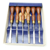 SOLD - Old Marples Wood Carving Tools Set No. M152 (Mahogany)