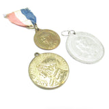 3x King George VI / Queen Elizabeth Medal / Badges
