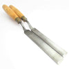 2x Marples Cranked Paring Gouges - 27mm, 30mm (Boxwood)