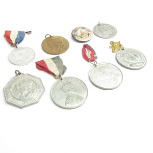 Collection Of King George, Edward, Mary Medal / Badges