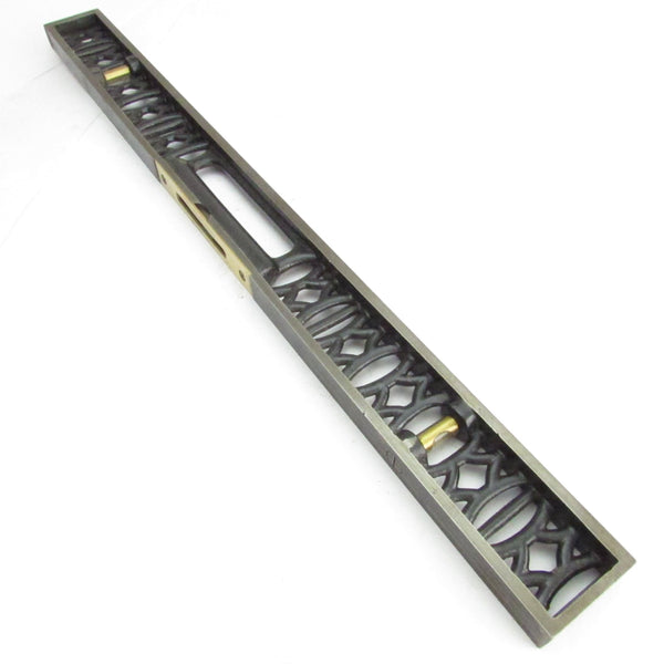 SOLD - Old Ornate Rabone Spirit Level – 24 inch – OldTools.co.uk