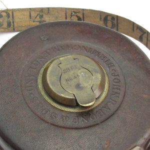 John Rabone Leather Tape Measure No. 401 - 33ft