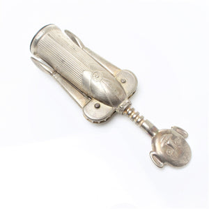 SOLD - Old Sommelier Quirky Character Corkscrew