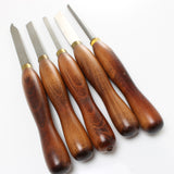 5x Old Crown Woodturning Tools (Ash) - UK ONLY