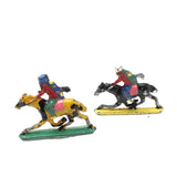 2x Collectable Horseback Lead Figures